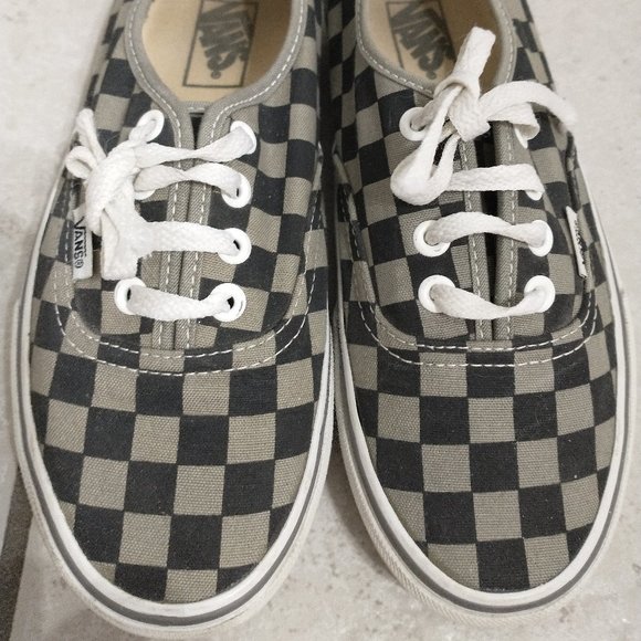 Vans authentic 44 DX shoes (Brown/Check) size 6.5 women; Men US 5 - Picture 1 of 3